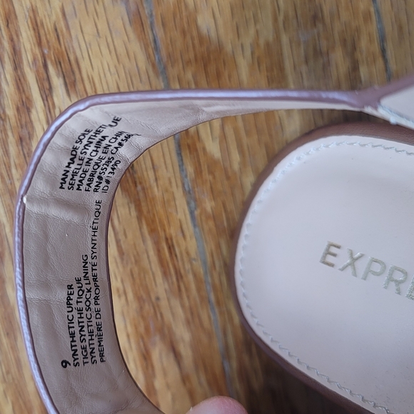 Express Brown Wedges Size 9 - Picture 7 of 9